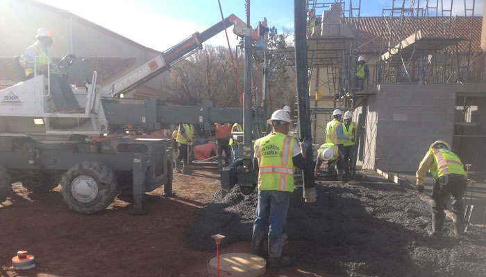Concrete construction projects